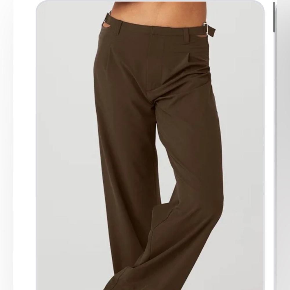 Brand new Alo showdown trousers cut out waist